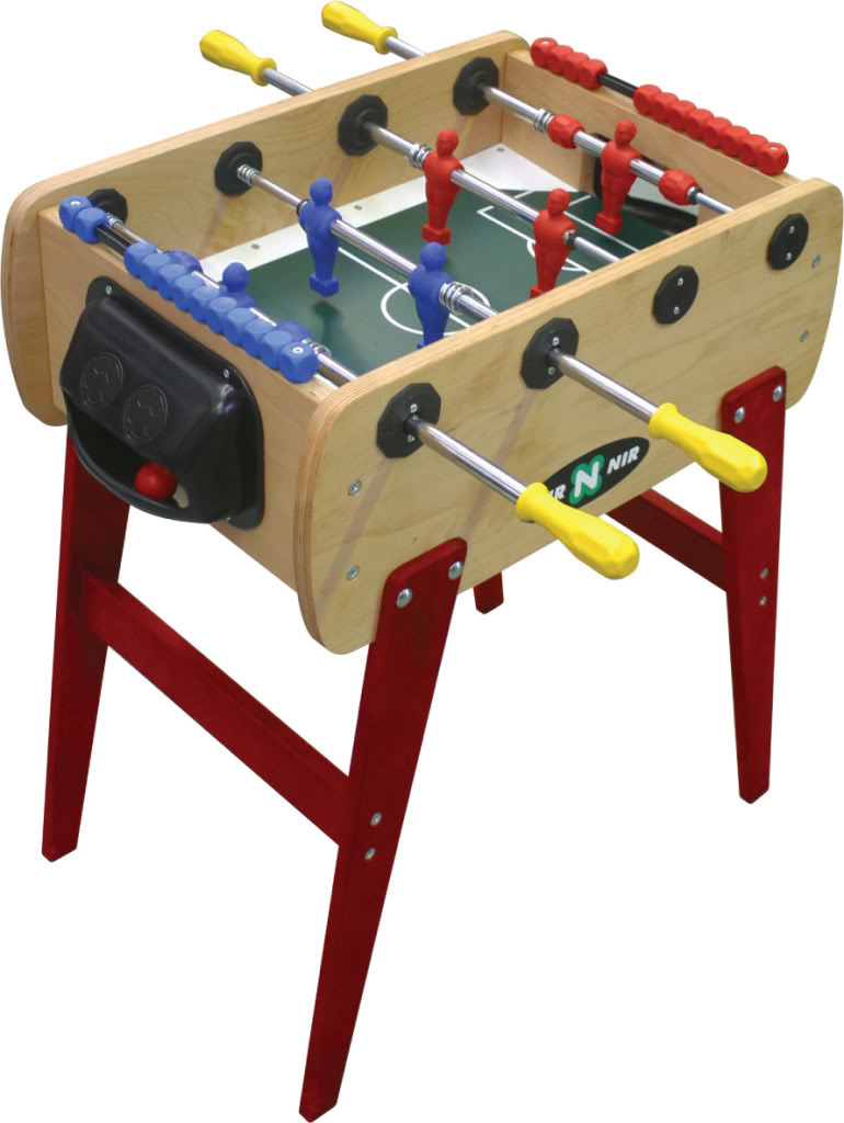 Calcio Balilla MeoZynxadril Mini - Con 10 Palloni, Gioco Interattivo Per Bambini E Adulti, 41.5x20.5x8 Cm - Foto 2